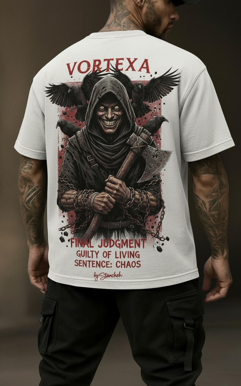 Final Judgment бяла тениска