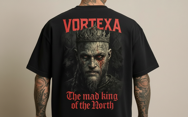 Черна Vortexa тениска