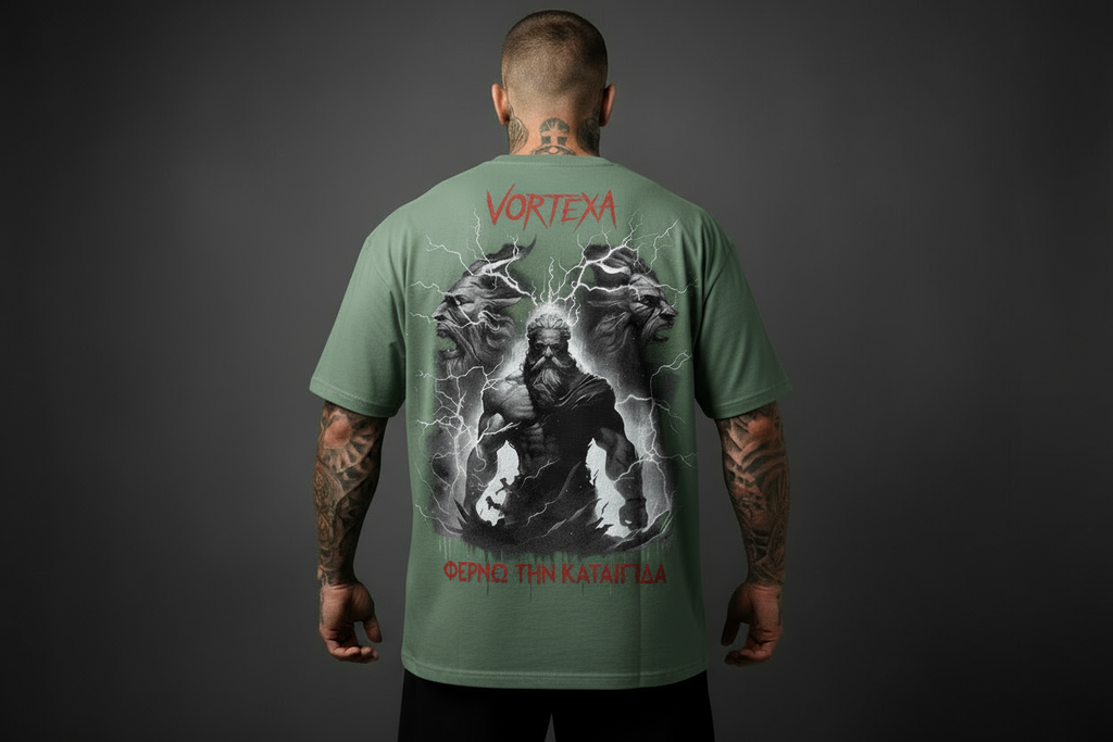 Vortexa зелена тениска