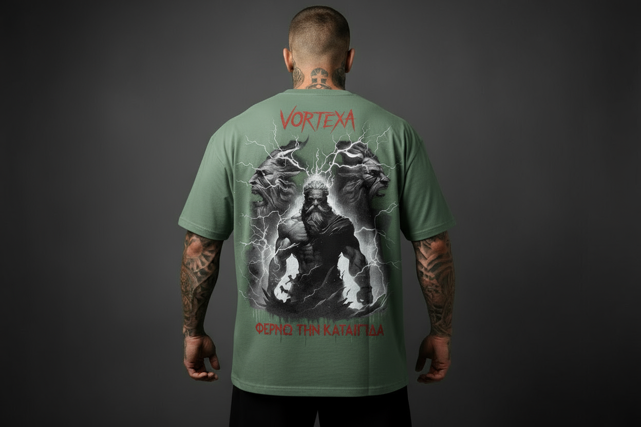 Vortexa зелена тениска