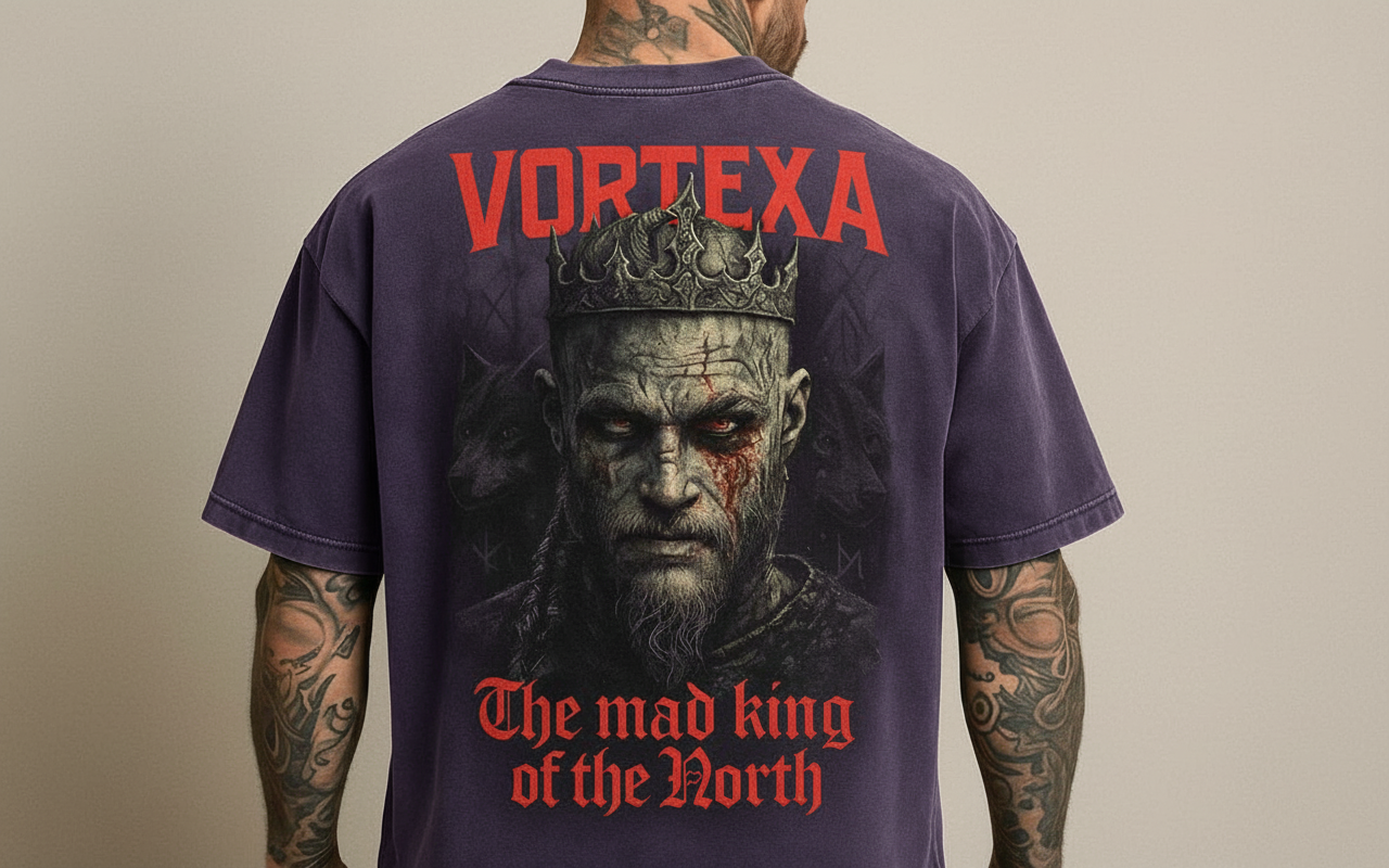 Лилава Vortexa тениска