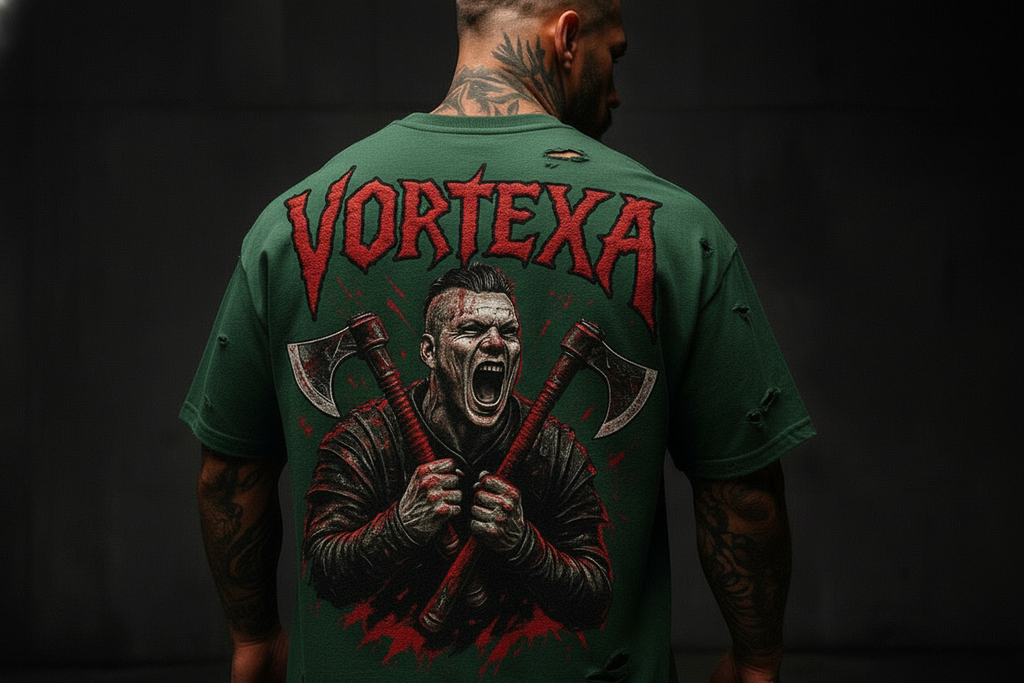 Vortexa зелена тениска