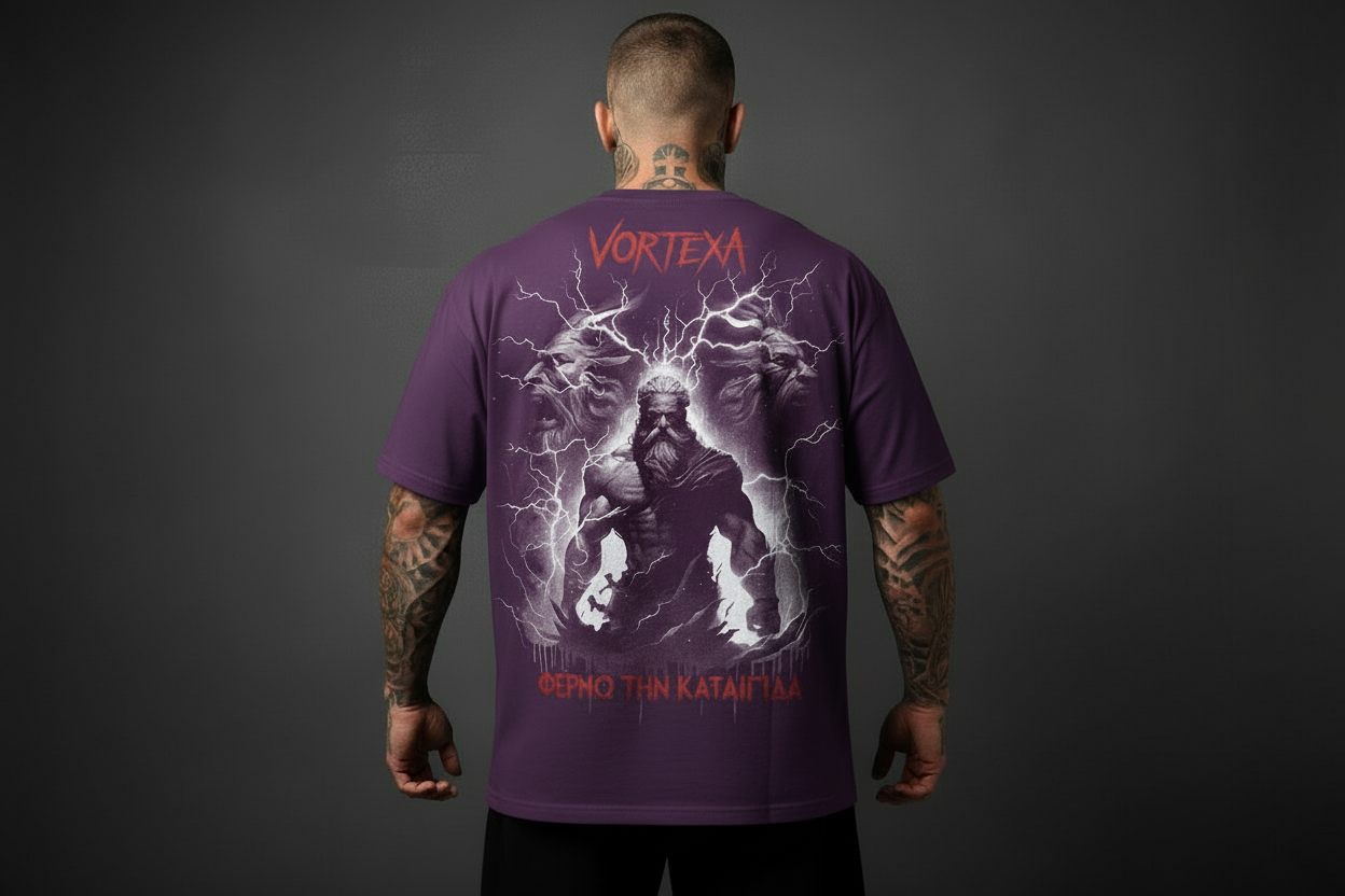 Vortexa лилава тениска