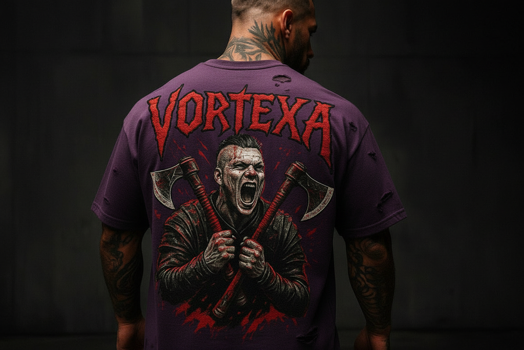 Vortexa лилава тениска